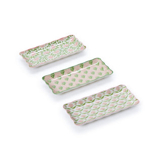 Scalloped Edge Rectangle Trinket Tray - Olivia Frank & Co.