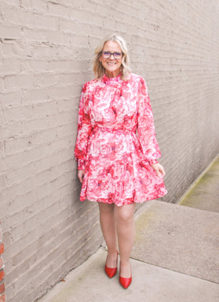 Scarlett Rose Mini Dress - Olivia Frank & Co.