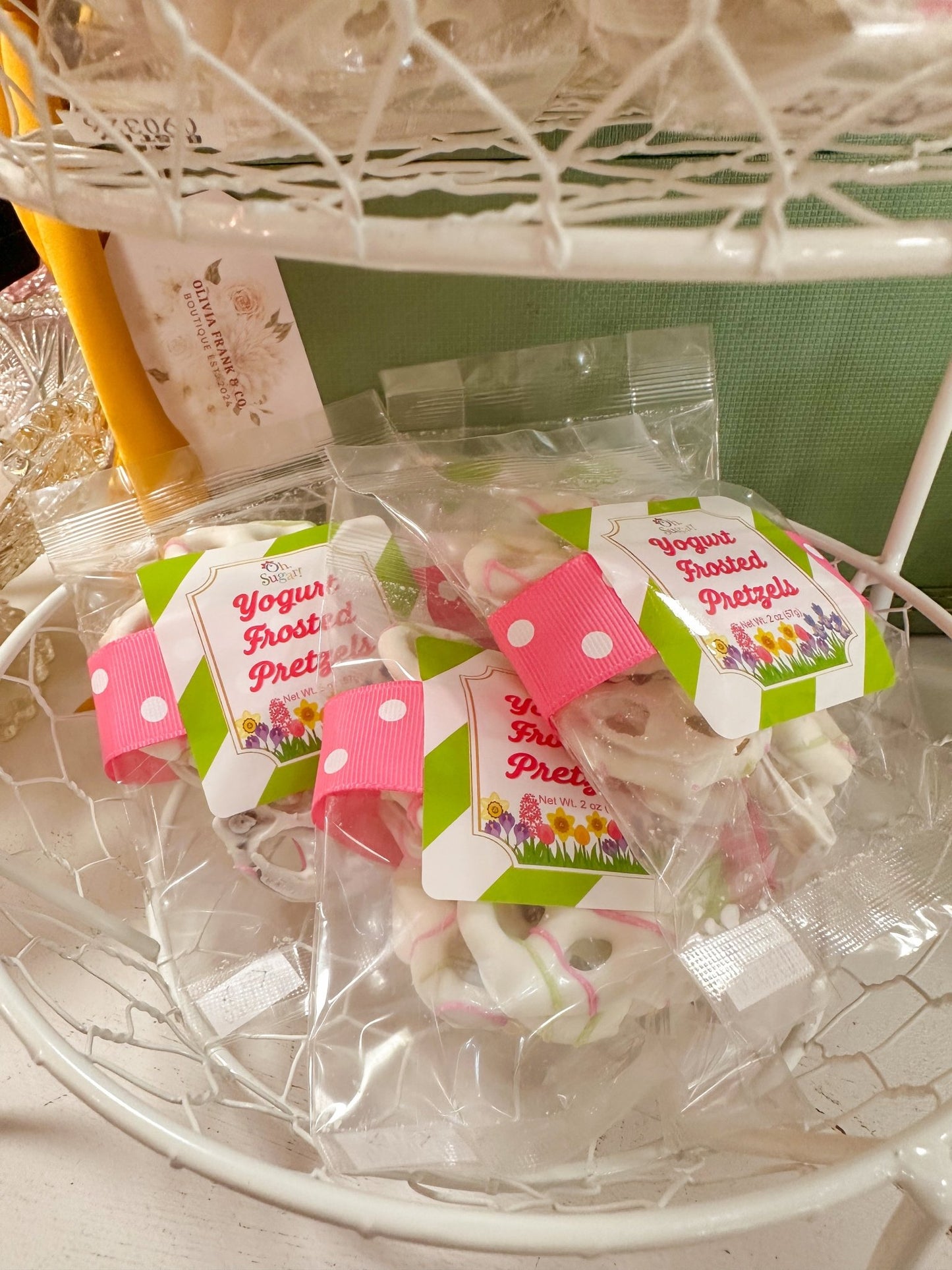 Small Yogurt Pretzel Bag - Olivia Frank & Co.