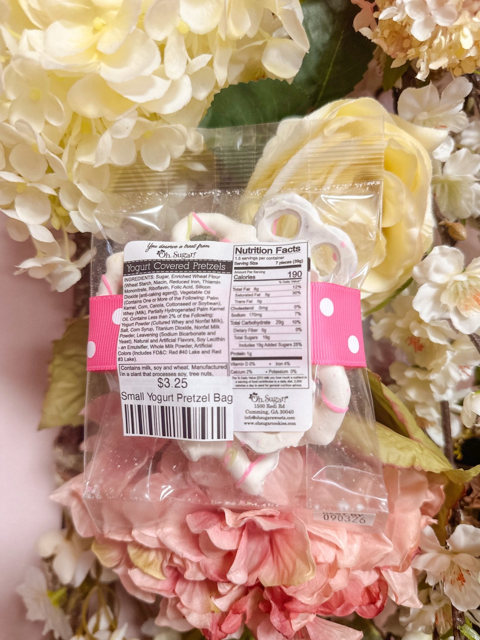 Small Yogurt Pretzel Bag - Olivia Frank & Co.