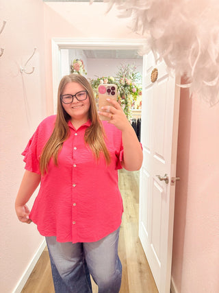 Stila Soft Ruffle Blouse - Olivia Frank & Co.