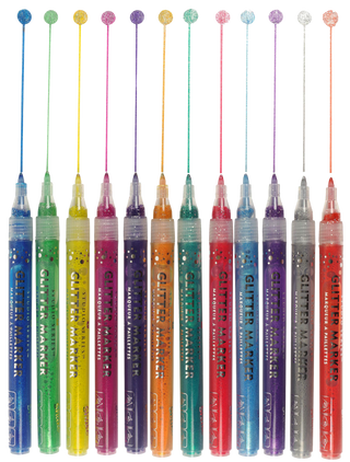 Studio Series Glitter Markers (Set of 12) - Olivia Frank & Co.