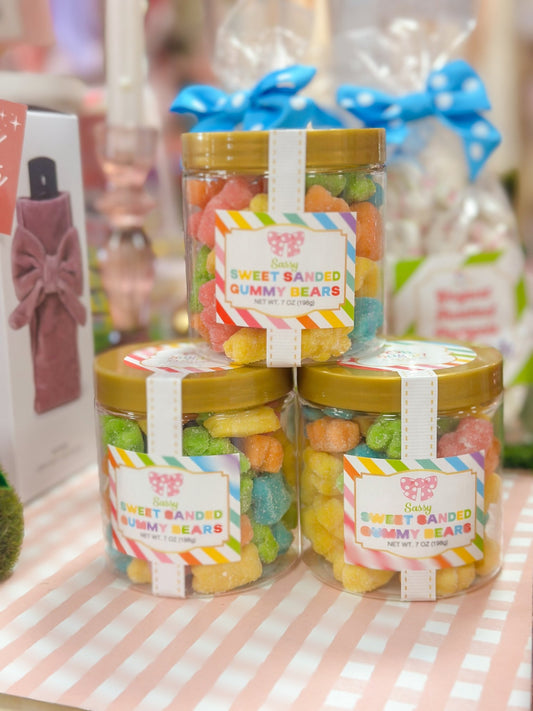 Sugar Sanded Gummy Bears - Olivia Frank & Co.
