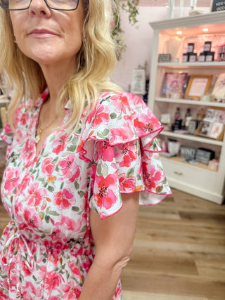 Summers Call Maxi Floral Dress - Olivia Frank & Co.
