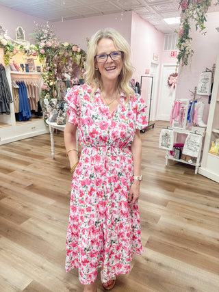 Summers Call Maxi Floral Dress - Olivia Frank & Co.