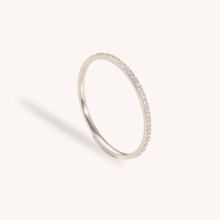 Sutton Silver Shimmer Ring - Olivia Frank & Co.