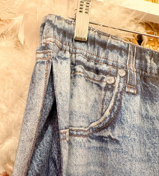 The Cloud - Soft Illusion Denim Wide Leg Jeans - Olivia Frank & Co.