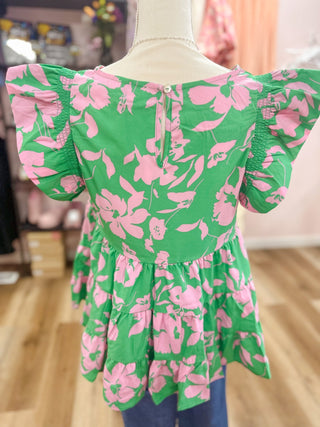 Two Tone Tina Top - Olivia Frank & Co.