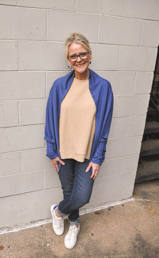 Urban Knit Shawl Cardigan - Olivia Frank & Co.