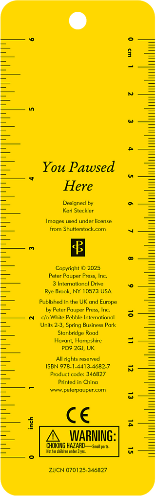 You Pawsed Here Beaded Bookmark - Olivia Frank & Co.